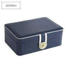 Cargue la imagen en el visor de la galería, Double Layer Portable Organizer Jewelry Box - www.novixan.com

