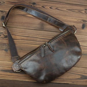Passport Waist Leather Bag - www.novixan.com