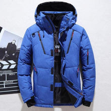 Cargue la imagen en el visor de la galería, Men&#39;s -20 Degree Winter Down Warm Hooded Thick Snow Parka - www.novixan.com
