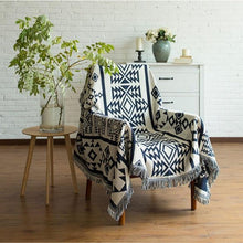 Cargue la imagen en el visor de la galería, Colorful Bohemian Throw Tassels Blankets Soft Chair Cover for Bed Couch Decorative - www.novixan.com
