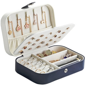 Portable Jewelry Travel Box Organizer - www.novixan.com
