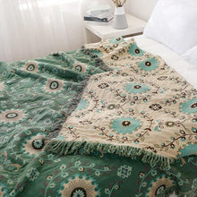 Laden Sie das Bild in den Galerie-Viewer, Bohemian Cotton Blanket Throw Cover For Sofa and Bed - www.novixan.com
