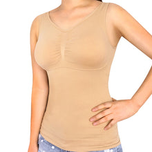 Cargue la imagen en el visor de la galería, Women&#39;s Body Shaper Bra Tank Top Plus Size - www.novixan.com
