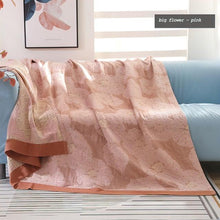 Cargue la imagen en el visor de la galería, Nordic Print Cotton Bedspread Throw Cover For Sofa - www.novixan.com
