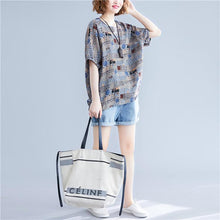 Cargue la imagen en el visor de la galería, Women&#39;s Plus Size Cotton Korean Style T-Shirt - www.novixan.com
