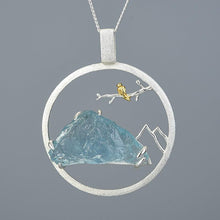 Cargue la imagen en el visor de la galería, Natural Raw Stone Bird Whisper Pendant without Chain - www.novixan.com
