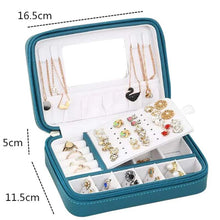 Laden Sie das Bild in den Galerie-Viewer, Leather Necklace Earrings Rings Jewelry Box - www.novixan.com
