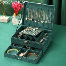 Laden Sie das Bild in den Galerie-Viewer, Makeup Holder Rings Earrings Jewelry Box and Organizer - www.novixan.com
