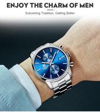 Load image into Gallery viewer, CHEETAH Business Stainless Steel Sports Waterproof Wristwatch - www.novixan.com
