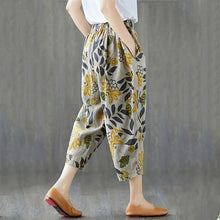 Cargue la imagen en el visor de la galería, Women&#39;s Casual Loose Cotton Pockets Pants - www.novixan.com
