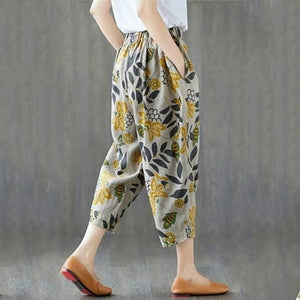 Women's Casual Loose Cotton Pockets Pants - www.novixan.com