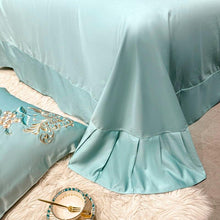 Cargue la imagen en el visor de la galería, 4Pcs Soft Satin Cotton Bedding Set - www.novixan.com
