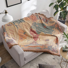 Laden Sie das Bild in den Galerie-Viewer, World Map Nordic Sofa Cover Blanket - www.novixan.com
