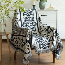 Laden Sie das Bild in den Galerie-Viewer, Bohemian Europe Style Sofa Blanket Cotton Knitted Blanket WithTassel - www.novixan.com
