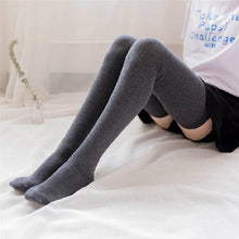 Load image into Gallery viewer, Long Cotton Comfortable Over Knee Stockings - www.novixan.com
