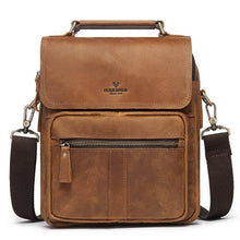 Cargue la imagen en el visor de la galería, HUMERPAUL Men&#39;s Vintage Leather Shoulder Crossbody Bag - www.novixan.com
