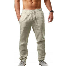 Load image into Gallery viewer, Cotton Linen Breathable Solid Color Pants - www.novixan.com
