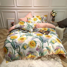 Laden Sie das Bild in den Galerie-Viewer, Soft Cotton Bedding Set Twin Queen King Size 4Pieces - www.novixan.com
