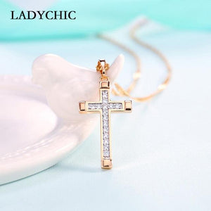 Cross Crystal Necklace - www.novixan.com