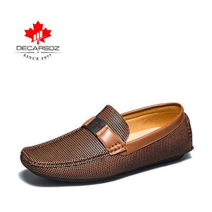 DECARSDZ Classic High Quality Leather Loafers Shoes - www.novixan.com