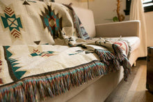 Cargue la imagen en el visor de la galería, Bohemian Blanket Mandala Rug Sofa Cover - www.novixan.com
