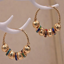 Laden Sie das Bild in den Galerie-Viewer, Hoop Rainbow Earrings - www.novixan.com
