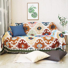 Load image into Gallery viewer, Bohemian Tassel Braided Sofa Blanket - www.novixan.com
