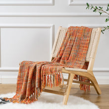 Laden Sie das Bild in den Galerie-Viewer, Rainbow Soft Knit Travel Bed Sofa Blanket - www.novixan.com
