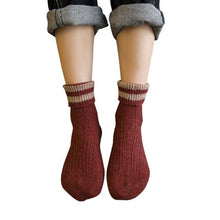 Cargue la imagen en el visor de la galería, Lace Up Long Knee Stockings Over Knee Thigh High - www.novixan.com
