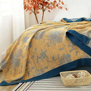 Nordic Print Cotton Bedspread Throw Cover For Sofa - www.novixan.com