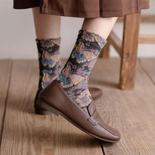 Load image into Gallery viewer, Long Cotton Vintage Socks 3 Pairs - www.novixan.com

