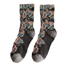 Laden Sie das Bild in den Galerie-Viewer, Long Cotton Vintage Socks 3 Pairs - www.novixan.com
