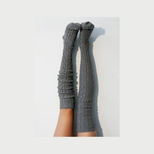 Load image into Gallery viewer, Warm Knit Over Knee Thigh High Stockings - www.novixan.com
