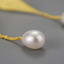 Cargue la imagen en el visor de la galería, Handmade Pearl Love Heart Water Drop Earrings - www.novixan.com
