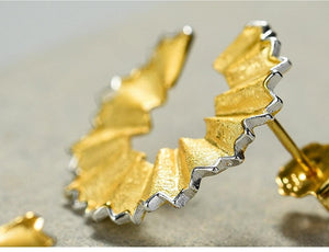 Creative Pencil Shavings Design Stud Earrings - www.novixan.com