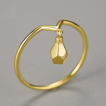 Load image into Gallery viewer, Handmade 18K Gold Minimalist Style Light Bulb Rings - www.novixan.com
