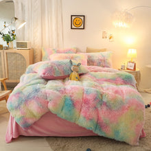 Laden Sie das Bild in den Galerie-Viewer, Super Shaggy Coral Fleece Warm Cozy Bedding Cover Set - www.novixan.com
