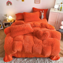 Laden Sie das Bild in den Galerie-Viewer, Super Shaggy Coral Fleece Warm Cozy Bedding Cover Set - www.novixan.com
