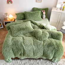 Load image into Gallery viewer, Warm Cozy Super Shaggy Coral Fleece Bedding Cover Set - www.novixan.com
