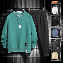 Laden Sie das Bild in den Galerie-Viewer, Men Tracksuit 2 Pieces Sets Pullover Sweatshirt with Sweatpants Plus Size - www.novixan.com
