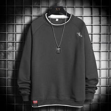 Laden Sie das Bild in den Galerie-Viewer, Fleece Solid Hip Hop Baggy Pullover Sweatshirt Plus Size - www.novixan.com
