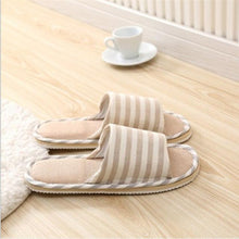 Cargue la imagen en el visor de la galería, Comfortable Flat Shoes Linen Slippers - www.novixan.com
