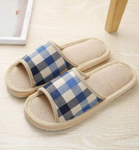 Laden Sie das Bild in den Galerie-Viewer, Comfortable Flat Shoes Linen Linen Slippers - www.novixan.com
