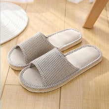 Load image into Gallery viewer, Comfortable Flat Shoes Linen Linen Slippers - www.novixan.com
