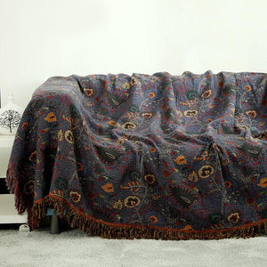 Bohemia Jacquard Cotton Sofa Blanket - www.novixan.com