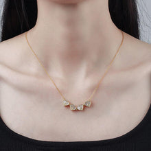 Load image into Gallery viewer, Heart Shape Four-leaf Clover Pendant Necklace - www.novixan.com
